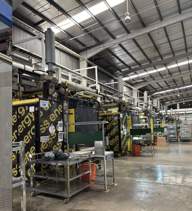 Heat press production line